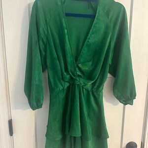 Zara Vibrant Green Dress XS